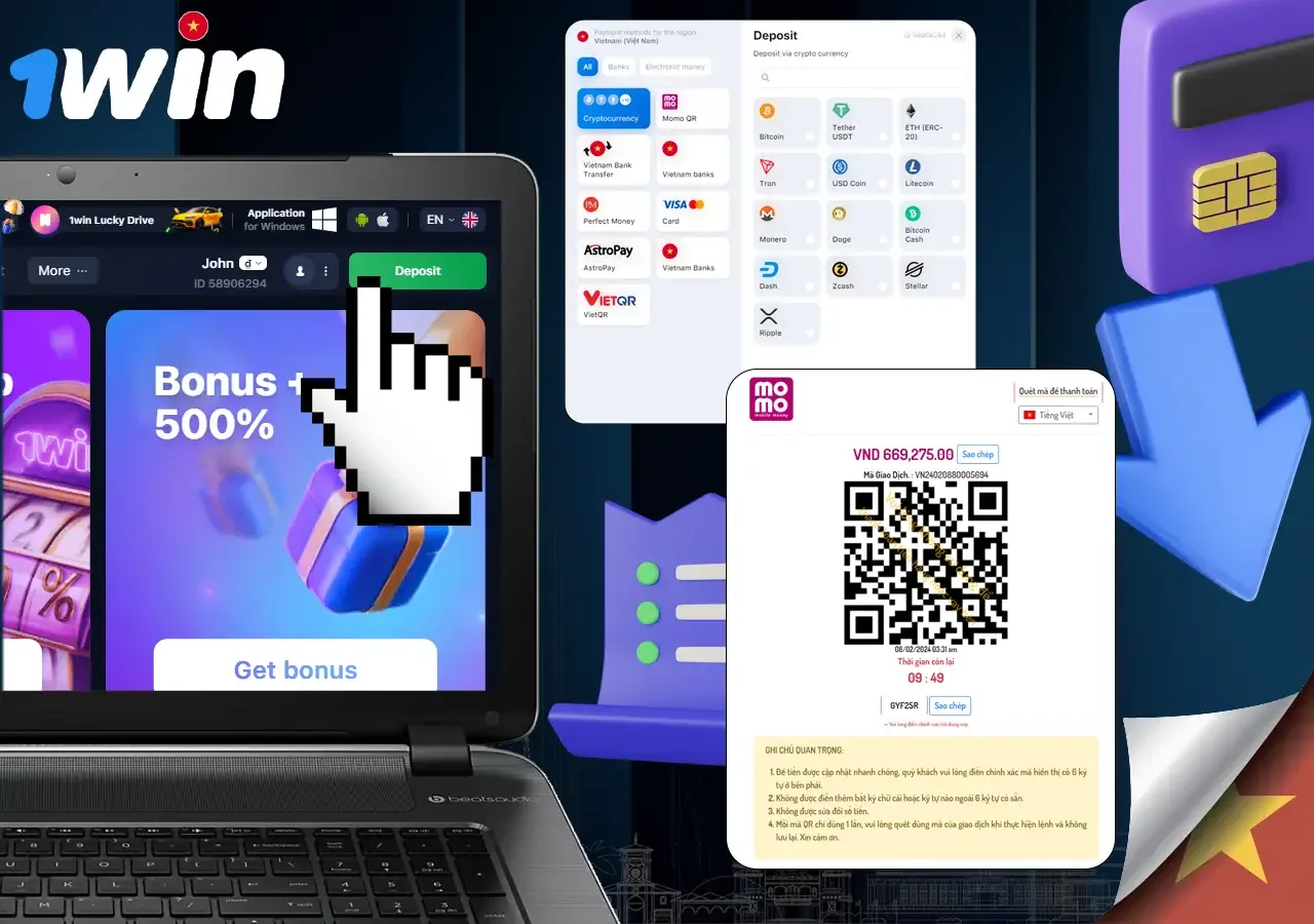 1win Vietnam Guide — Ba việc nên làm trong lần đăng nhập đầu tiên